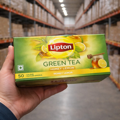 Lipton Honey Lemon Green Tea 50 Tea Bags Refreshing Antioxidant Drink