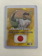 Shohei Ohtani Japanese High School Sensation 2012 Rookie Card