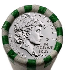 2026 Emerging Liberty -P- Dime 10 Cents Rolls of 20 Coins Free Shipping