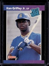 1989 Donruss Ken Griffey Jr. RC Rated #33 Mariners Rookie