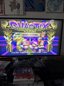Knuckles Chaotix Sega Genesis 32X 1995 Original With Manual. Tested/working