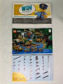 LEGO City: Jungle LOT: Mobile Lab 60160 Starter Set 60157 & Jungle Buggy 60156