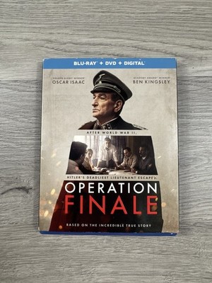 Operation Finale Blu-ray/DVD Ben Kingsley Oscar Isaac Mélanie Laurent NEW
