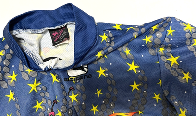 GIORDANA 90s Men Full Zip Cycling Jersey Looney Tunes Bugs Marvin