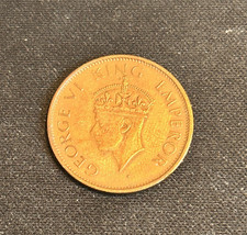 Moneda Anna India 1940 1/4 cuarto | Grado fino