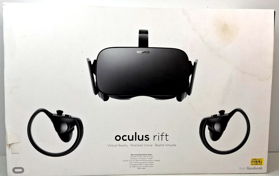 Oculus Rift - Meta Oculus Rift & Touch bundle- VR-Headset + Sensoren - OVP - Bild 2 von 4
