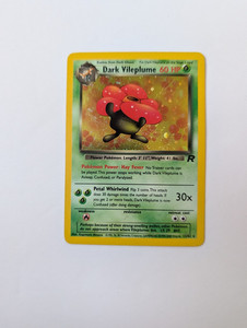 dark vileplume pokemon card GRADED Pokémon TCG Dark Vileplume 30/82 Team Rocket First Edition 7.5 –  True Believers Gaming and Collectibles main image 1