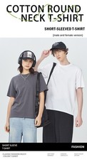 Prety Women's Cotton Casual Loose T-shirt Short Sleeve O-neck Summer Top Tee
