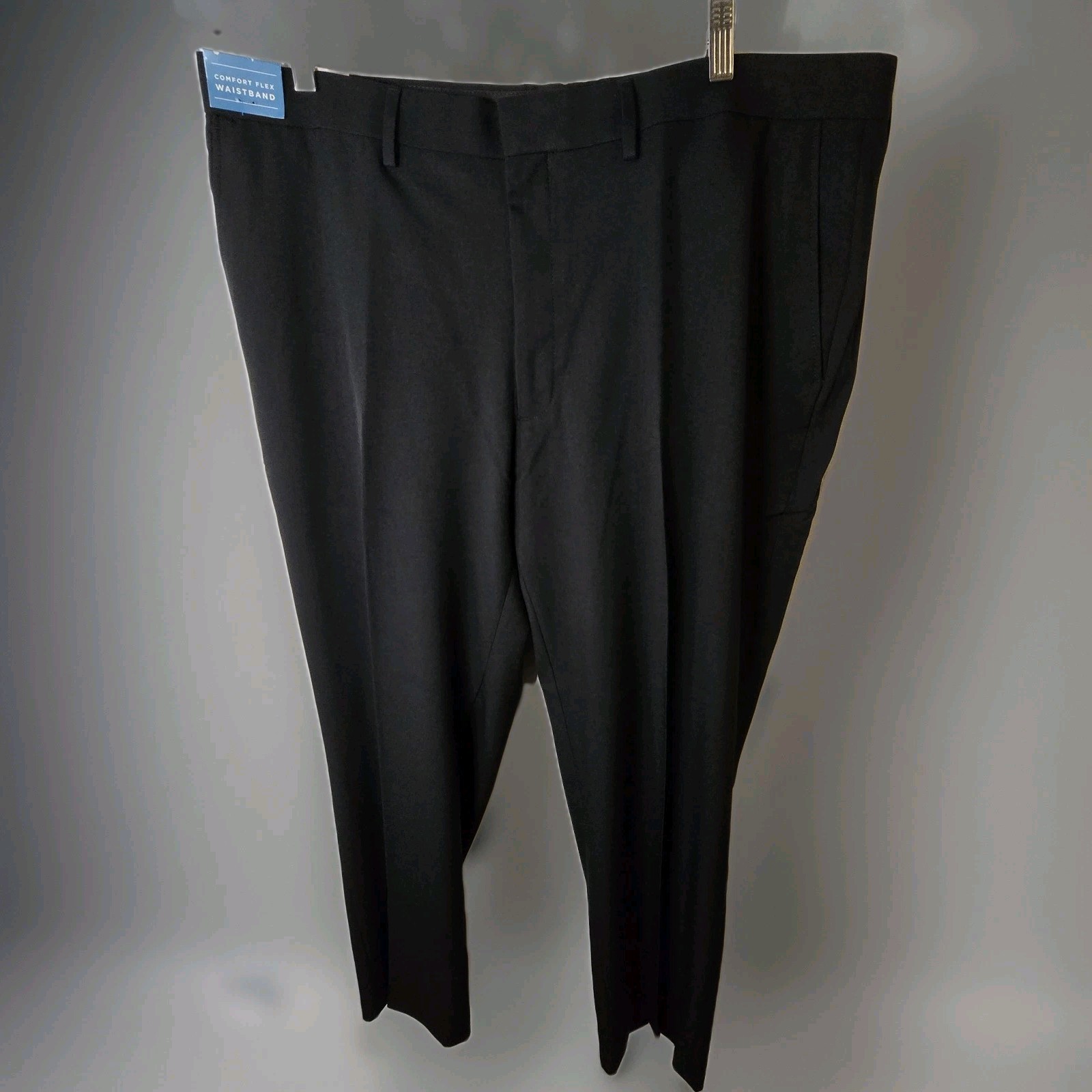 New Haggar Tailored Fit Travel Performance Suit Black Pants 