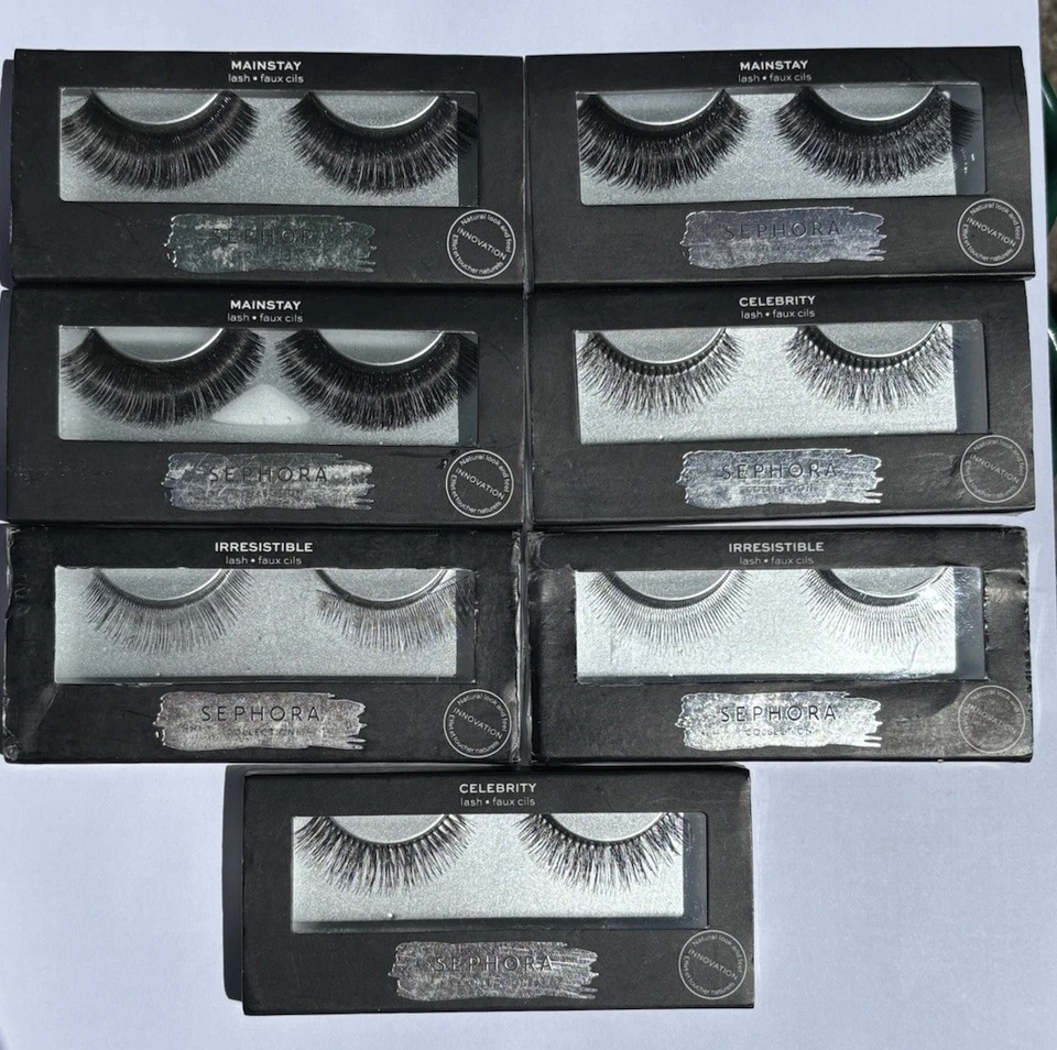 Lote de 30 pares de pestañas postizas - Sephora, iShimmer, Shindesu, MAC Foto 3 de 4