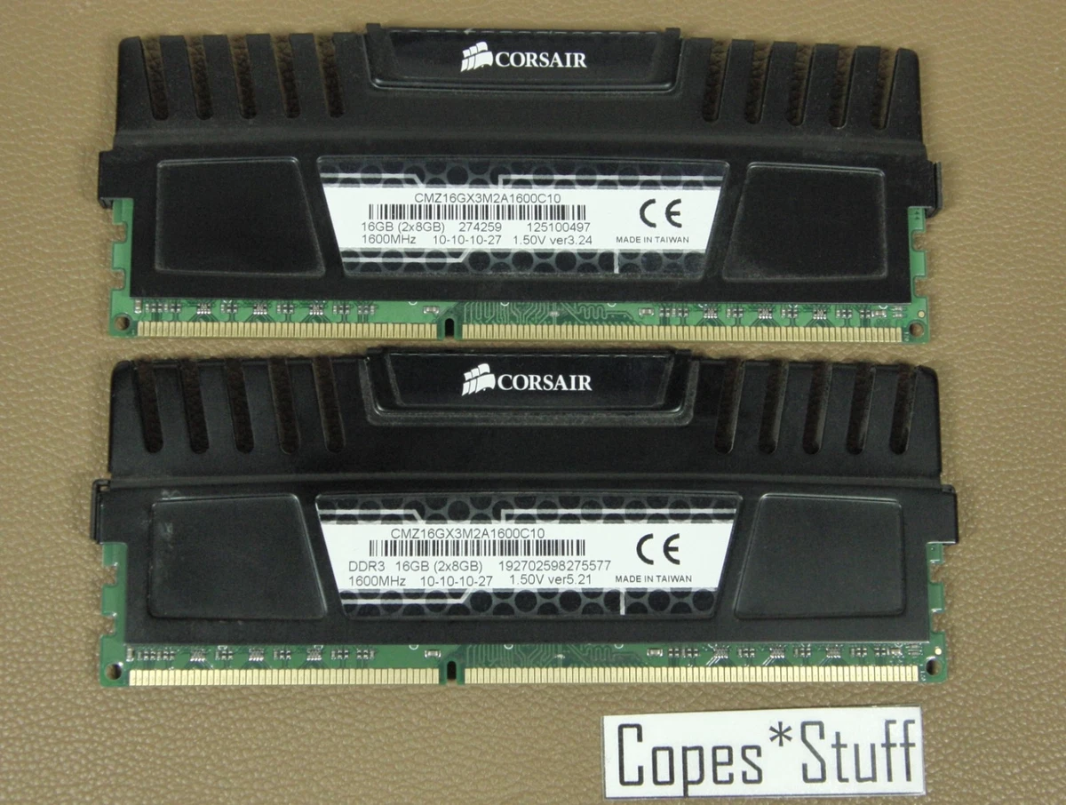 Corsair DDR3 SDRAM 16 GB Total Capacity Memory (RAM) for sale | eBay
