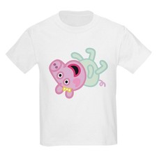 CafePress Peppa Pig: Baby Pig Kids T Shirt Kids Light T-Shirt 1247668833 