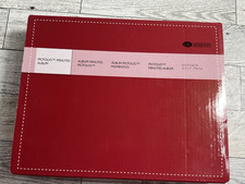 Creative Memories Red and Biege PicFolio Minutes Scrapbook Album 4x6