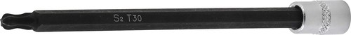 Inserto Estrattore Per Viti BGS 7098-T10, Per Profilo Torx T10 Danneggiato - Azionamento Quadrato 6.3 Mm (1/4")