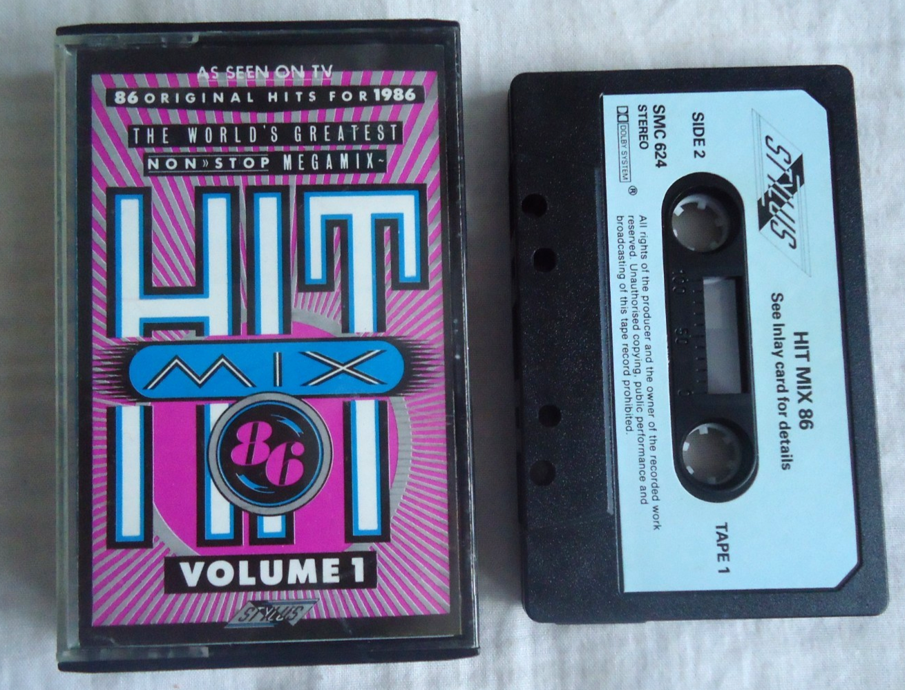 Hit Mix 86 Volume 1 Vol One 1986 - Audio Cassette Tape Album