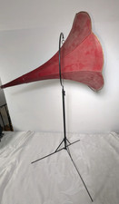 Edison, Columbia,Phonograph tripod horn crane Horn Not included from Music Stand