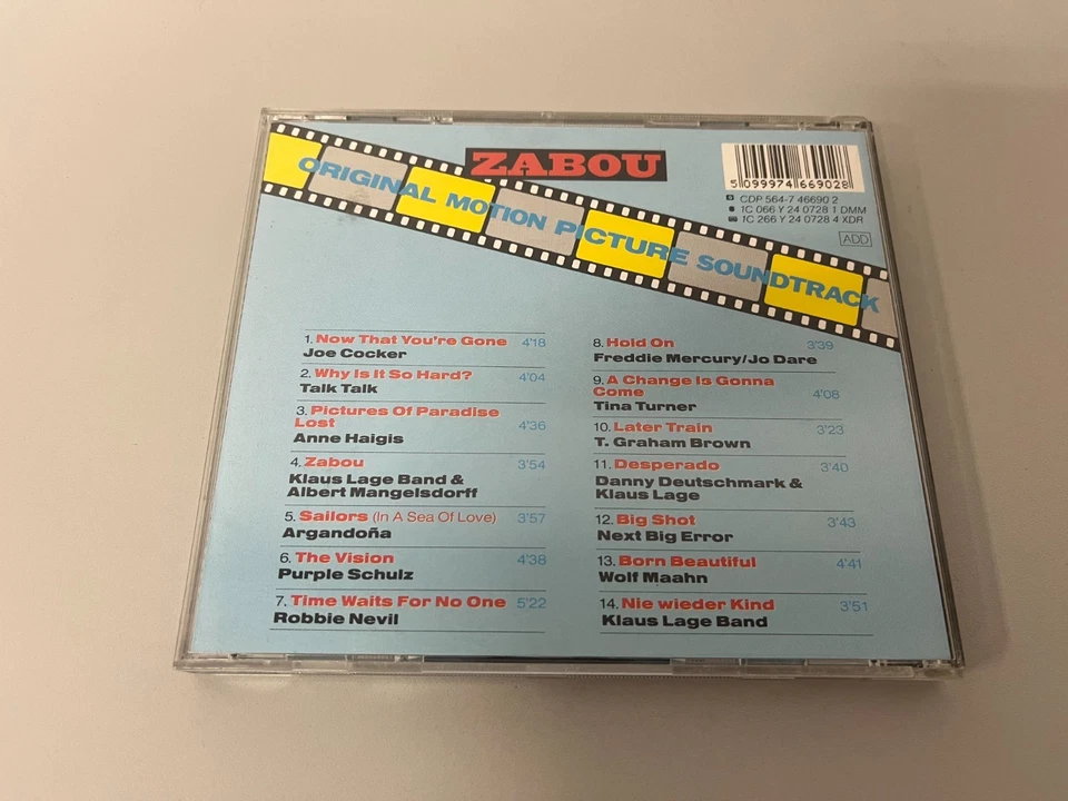 Various – Zabou (Original Motion Picture Soundtrack) CD © 1986 - Freddie Mercury - Bild 3 von 3