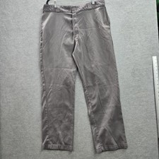 Dickies Men Pants 38X32 Gray Chino 874 Original Twill FLEX Work Pants 28" Inseam