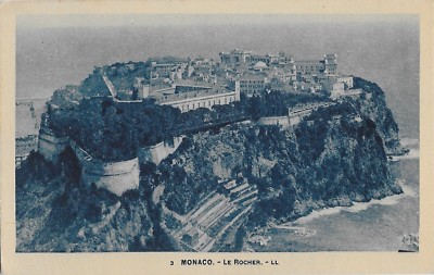 Postcard Monaco - Le Rocher - LL 1943