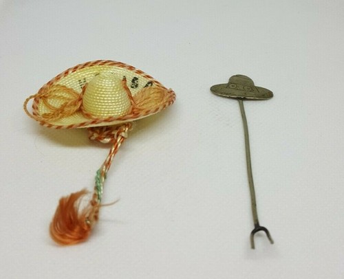 Vintage Tiny Mexico Sombrero Souvenirs 