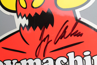 Toy Machine Skateboards Red Devil Jay Adams Autographed Vintage