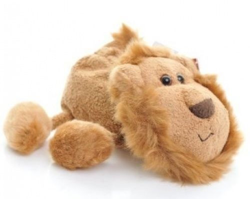 Russ Berrie plush Lion Zimba 5" 13cm Jungle Savanna animal Soft chamois bean bag