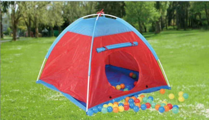 HARMS Spielhaus Kinder Bällebad 100 Bälle bunt Igluzelt Zelt