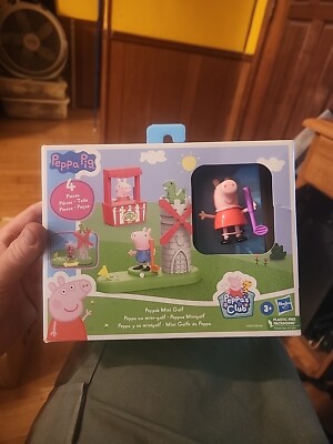 Peppa Pigs Mini Golf Playset Action Figure Toys Lot w/ George Miniature New