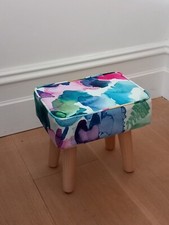 Funky Footstool Bluebellgray Palette