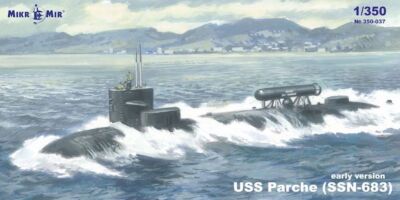 MikroMir Models 1/350 U.S.S. PARCHE (SSN-683) AMERICAN SUBMARINE Early Version