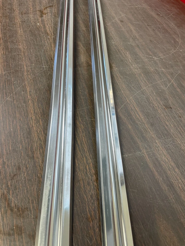 1941 PONTIAC STREAMLINER? TORPEDO? PAR DE ACABAMENTO DE MOLDURAS DE PAINEL BALANCIM LUXO NOS - Imagem 4 de 4