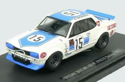 特価 GP factory 1/43 日産 スカイラインGT-R(KPGC10) EBRRO 1/43 Nissan Skyline GT-R KPGC10 Racing # 15 Finished Product