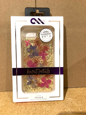 Case-Mate Karat Petals Case for iPhone 8 , 7, 6s/6 -Purple Petals NEW!