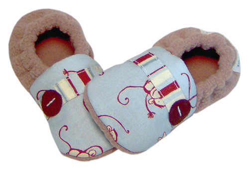 Infant Booties - Little Monkeys (0-3 Months)
