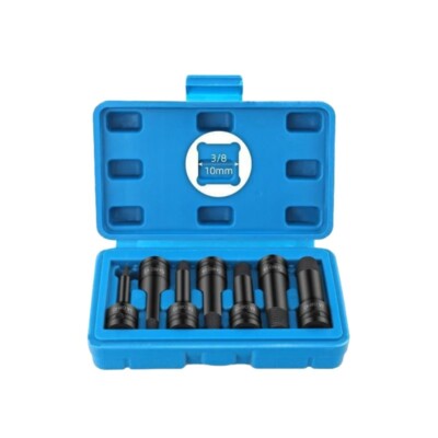 3/8 Effizientes Schrauben- und Bolzenentferner-Set 7PCS Broken Bolt Extractor