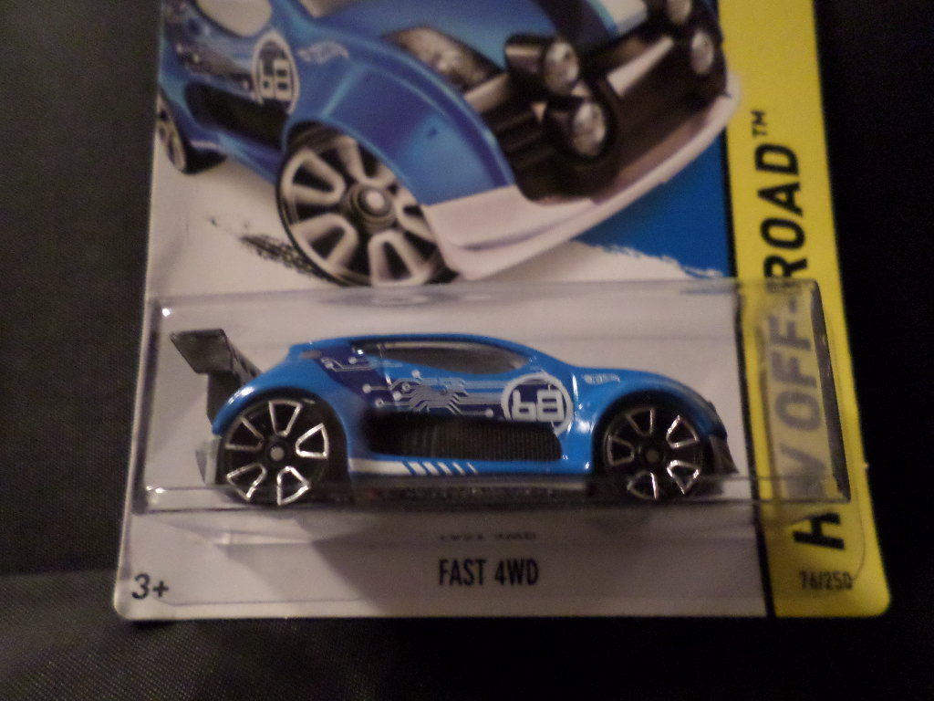 HW HOT WHEELS 2015 HW OFF-ROAD #76/250 FAST 4WD HOTWHEELS BLUE VHTF