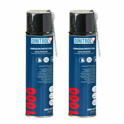 Dinitrol 1000 Hohlraumwachs Rostschutz Spray 2 x 500 ml