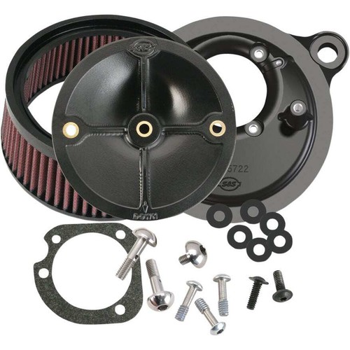 S&S Super Stock Stealth Stage 1 Air Cleaner Harley Big Twin Cam 99-16 CV/Delphi