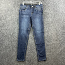 Democracy Ab Technology Jeans Women's 6 Blue Dark Wash Stretch Skinny