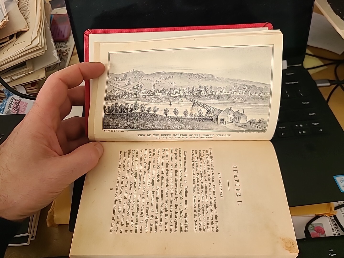 History of Norridgewock Maine William Allen 1849 Aboriginal Inhabitants