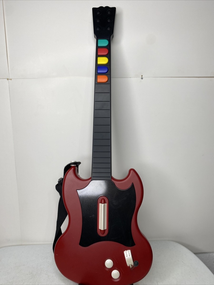 Playstation 2 Guitar Hero Gibson SG Red Octane Wired Controller