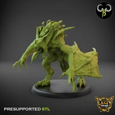 Tomb Lord With Wings | Undead | 3D Printed Miniature | Clay Beast Creation |