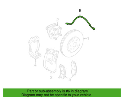 19256891 ( 1 ) GENUINE GM 19256891 Front Brake Hose - LH 2003-2007 CTS | eBay