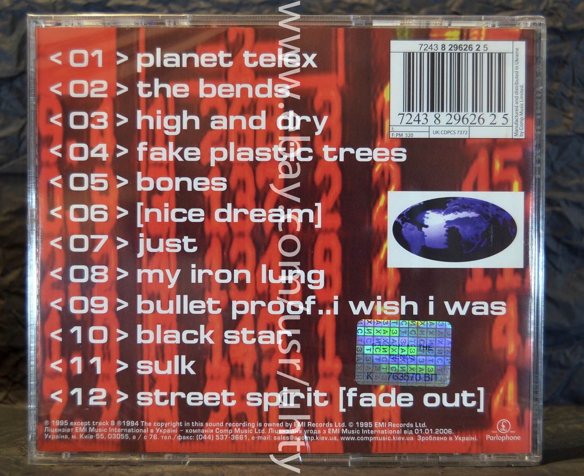 RADIOHEAD THE BEND RARE UKR ORIGINAL CD INDIE ALTERNATIVE ROCK