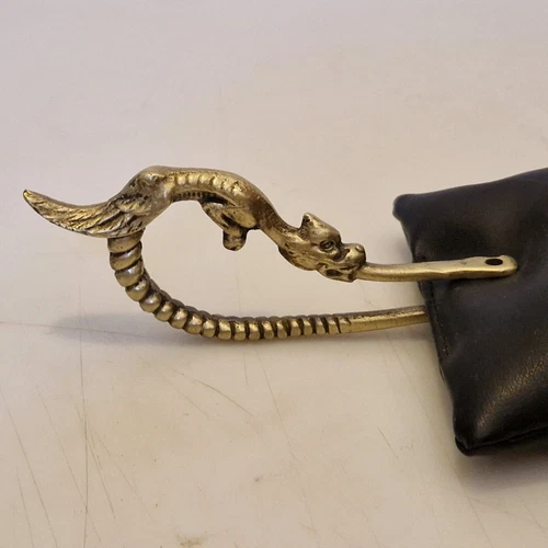 France - Bronze accessory "dragon" L. 11.5 - cellar rat handle...? - ca 1880