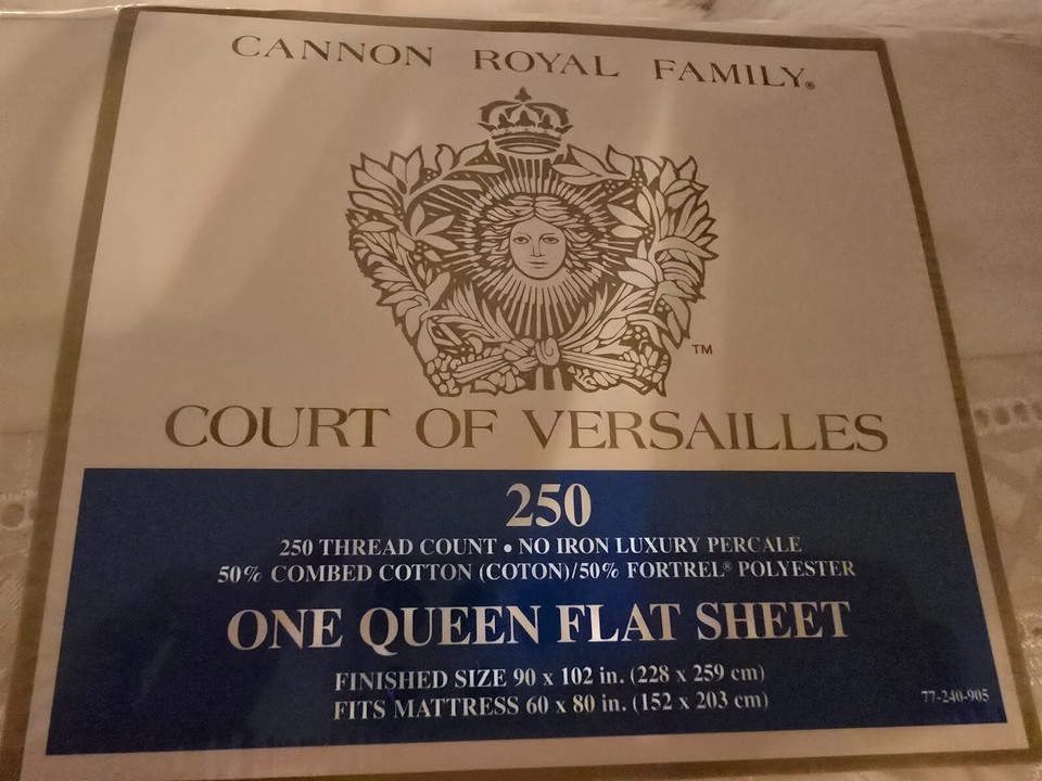 NEW Canon Royal Family Court Of Versailles Queen Pillowcases & sheet