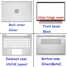 LCD Back Cover/Palmrest/Bottom Case/Bezel for HP 440 445 G9 ZHAN 66 Pro 14 G5