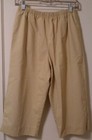 KAREN SCOTT CAPRI CROPPED PANTS KHAKI BEIGE ELASTIC WAIST SMALL S PETITE? READ! — photo 3