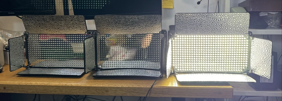 Set of 3 Ikan IB500 Bi-Color LED Studio Lights - Image 3 of 4