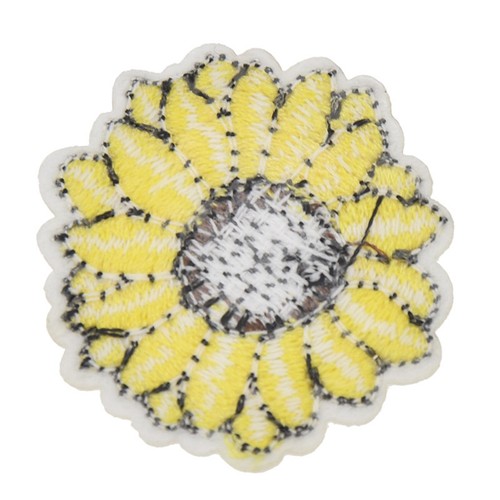 Pink Flower Cactus Iron-On Patch - Embroidered Sew On Badge For Jackets, Bags, Hats 8 thumbnail image